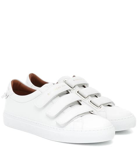 givenchy urban street leather low sneakers|Givenchy jaw high white sneakers.